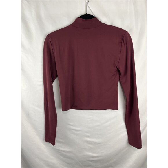 Aritzia Babaton Contour Cropped Mock-Neck Top Women's Size M - Picture 5 of 8